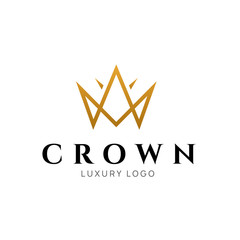 Fototapeta premium Crown logo king vector royal icon. Queen logotype symbol luxury design