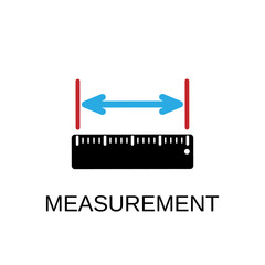 Measurement ruler icon. Measurement ruler concept symbol design. Stock - Vector illustration can be used for web.