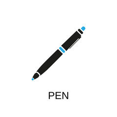Pen icon. Pen concept symbol design. Stock - Vector illustration can be used for web.