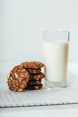 Coconut, Apricot, Oats And White Chocolate Biscuits