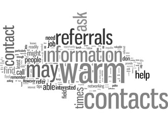 How To Get Referrals From Warm Contacts