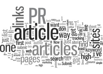 Fototapeta premium How to get High PR One Way Links Each Month