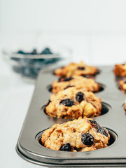 Blueberry And Apple Fruity Cupcakes Muffins