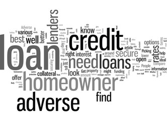 How To Get A Loan With Adverse Credit