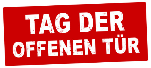 nlsb1155 NewLongStampBanner nlsb - Tag der offenen Tür: Stempel - einfach / rot / Vorlage - banner 2komma2zu1 - new-version - xxl g8659