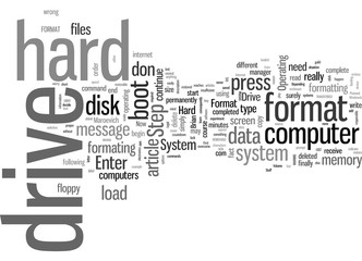 How To Format A Hard Drive