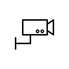 CCTV Icon Vector Trendy Flat Design