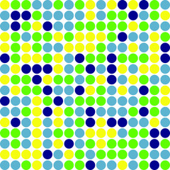 Circle multiple colors pattern vector background