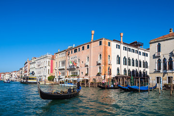 Obraz na płótnie Canvas Blick auf den Canal Grande in Venedig, Italien