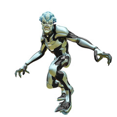 alien warrior attack