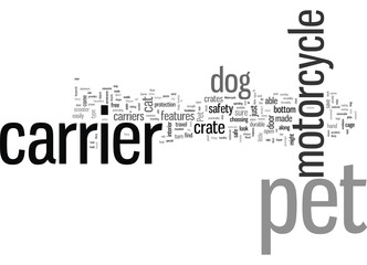How to Choose a Motorcycle Pet Carrier