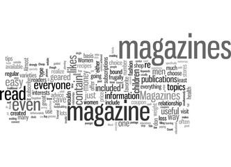 Fototapeta premium How To Buy Magazines As Cheap As Possible