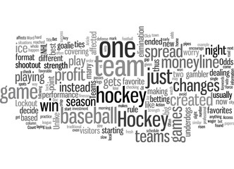 Fototapeta premium How To Bet Hockey