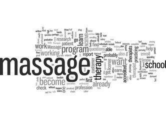 Fototapeta na wymiar How to Become a Massage Therapist