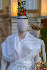 Background with floral abstract decoration