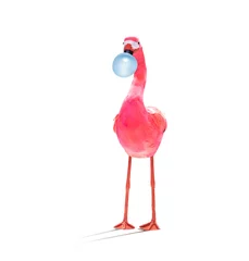 Gardinen Sommerparadies Urlaub Flamingo © Javier brosch