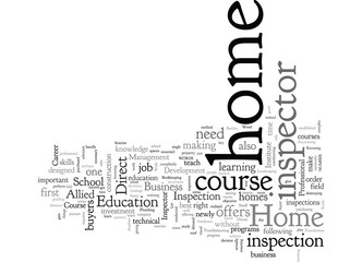 Home Inspector Course