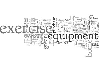 Fototapeta premium Home Exercise Workout Equipment