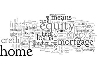 Home Equity Popularity