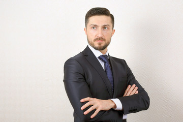 portrait of successful business man