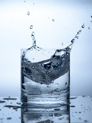 splashing liquid in a glass3