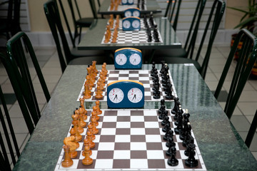 everything is ready for the opening of the chess tournament