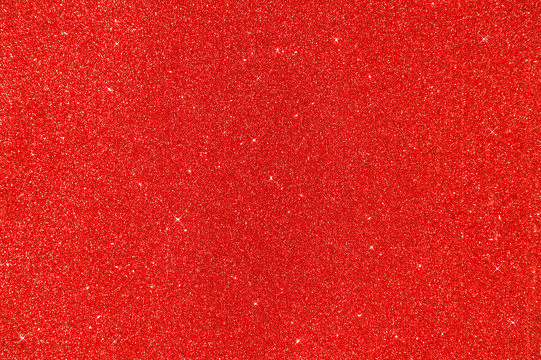 Glitter glow Shiny festive red background texture