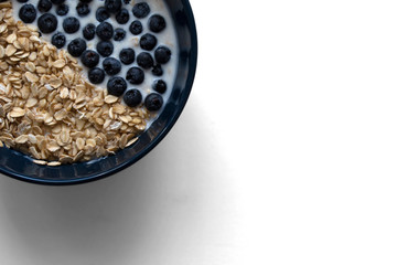 Oatmeal with blueberry