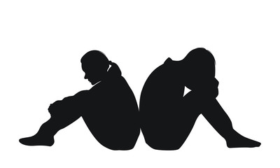 Couple discordance. couple after violence. 