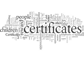 Fototapeta premium Everyone Loves Certificates