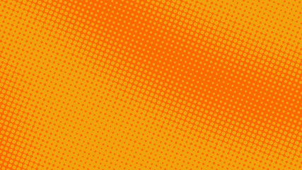 Yellow and orange pop art retro comic background with halftone dots desing, vector illustration eps10