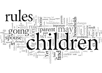 Establish Very Clear Rules for Children when you are Divorced