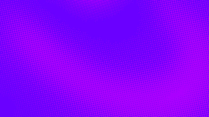 Violet and purple pop art background in retro comic style with halftone dots design, vector illustration eps10