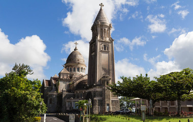 The Balata cathedral, Martinique island, French West Indies.