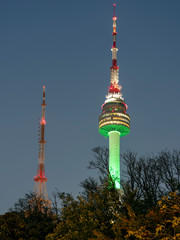 Fototapeta premium tower of Nam mt. in seoul