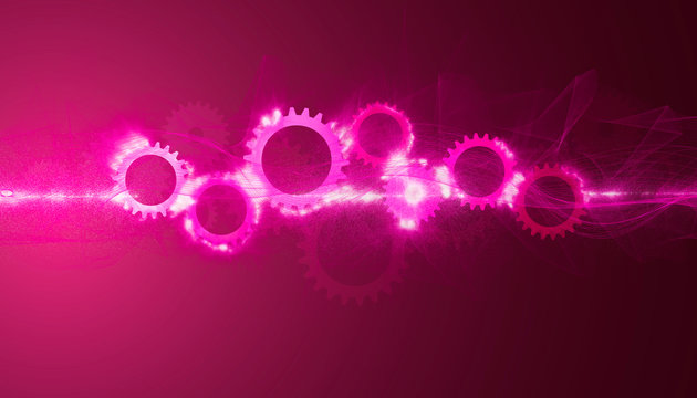 ingranaggi, motore elettrico, meccanismo, forza