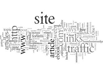 Easy Ways To Get Traffic To Your Site