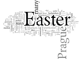 Easter markets in prague