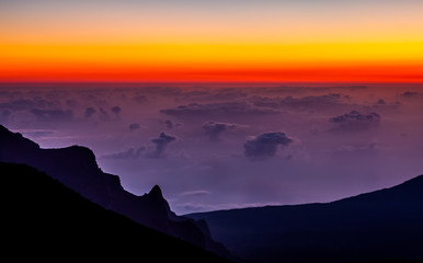 sunrise on haleakala