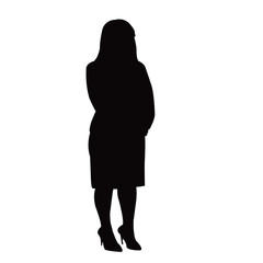 a woman body silhouette vector
