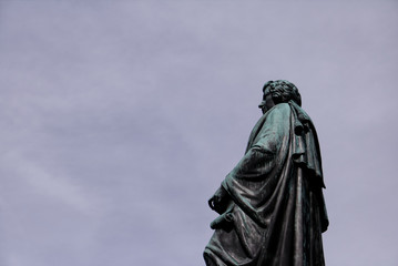 Statue of W.A. Mozart in Salzburg