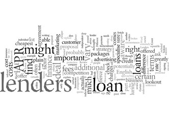 Do Loans Change Much Between Different Lenders