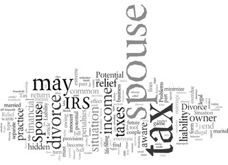 Divorce Taxes and the IRS