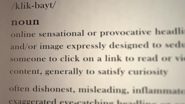 Clickbait Definition
