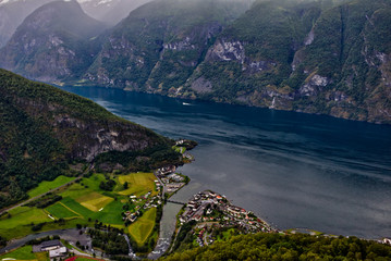 A view of a fjord in Norway