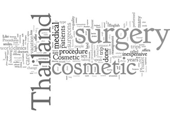 Cosmetic Procedures in Thailand