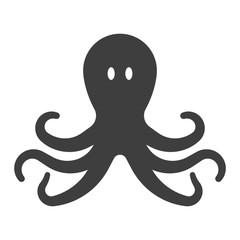 Octopus Icon. Vector on a white background