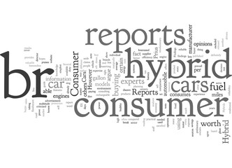 Obraz premium Consumer Reports On Hybrid Cars