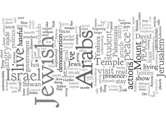 conflict in jerusalem