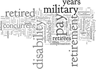 concurrent retirement and disability pay